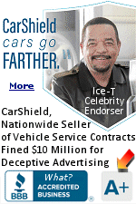 NRRM, LLC, which does business as CarShield, were fined $10 million to settle Federal Trade Commission charges that its advertisements and telemarketing was deceptive and misleading, and that many purchasers found that many repairs were not ''covered'' despite making payments of up to $120 per month. The FTC also alleges CarShield's celebrity and consumer endorsers made false statements in its ads.